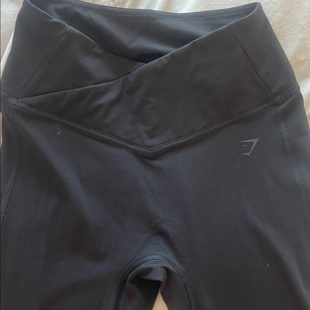 Gymshark Black Activewear Flare Pants.  New without tags. Never worn. - Picture 2 of 4